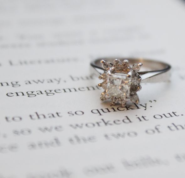 Have you got an HEIRLOOM engagement ring (or stone)? STORY! :  wedding ring engagement vintage heirloom diamond setting Ring 5