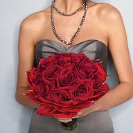 Red and Gray/Silver Wedding :  wedding wedding colors scheme red gray summer bouquet 26896606 U9qUFoLL B