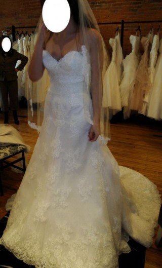 Show me your Lace dresses! :  wedding lace dresses Lara Front2