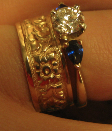 Show us your NON blingy, earthy (or not earthy) wedding rings! :  wedding hippie boho earthy Screen Shot 2012 02 12 At 10.55.25 PM