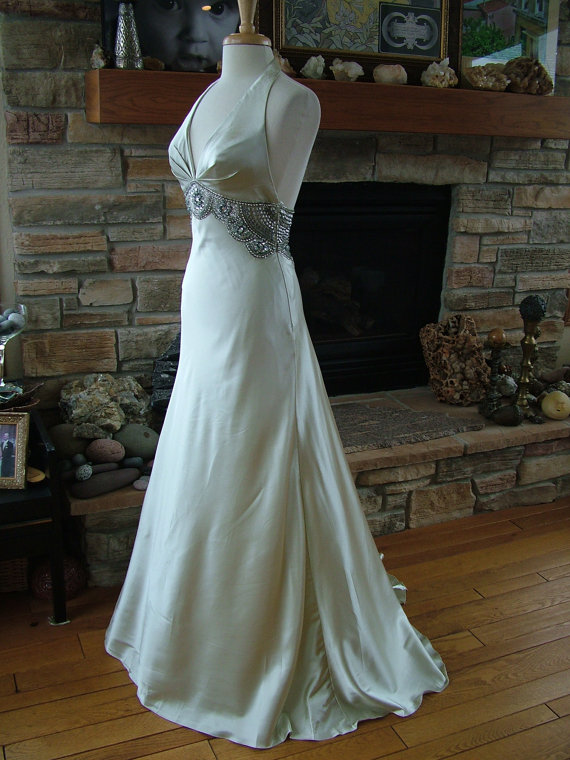 I found my dress but not engaged. Ugh... : wedding dress waiting bought dress beading Dress Full Front