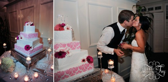 Help with pink gray wedding wedding Cake