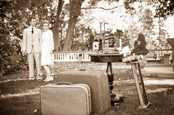 Our Vintage Engagement Pictures! : wedding vintage engagement photography inspiration KT 0058