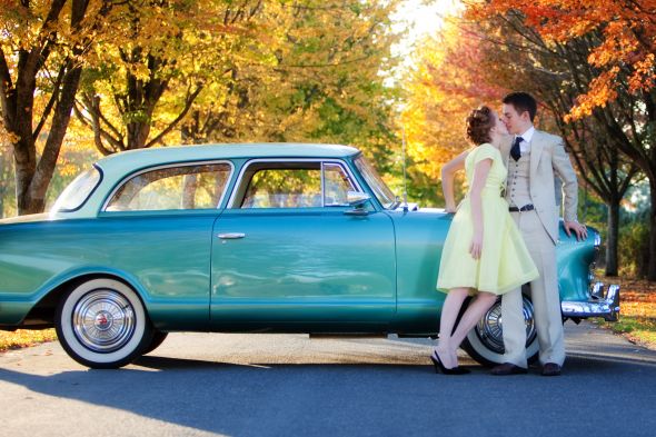 Our Vintage Engagement Pictures! : wedding vintage engagement photography inspiration KT 0081
