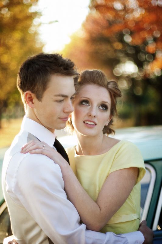 Our Vintage Engagement Pictures! : wedding vintage engagement photography inspiration KT 0109