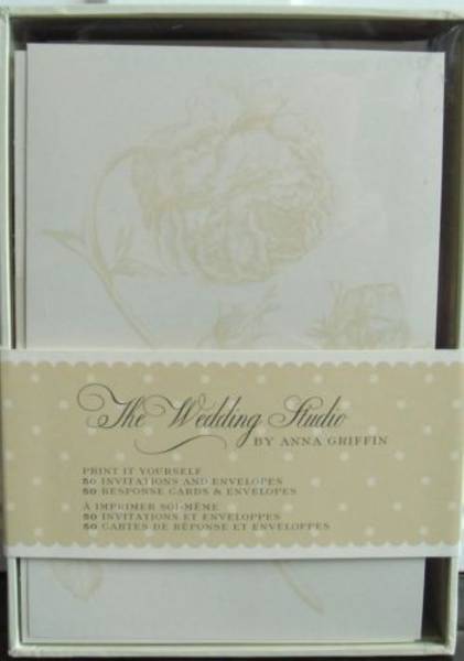 Wedding StudioAnna Griffin Invitation Kits wedding gree flower 