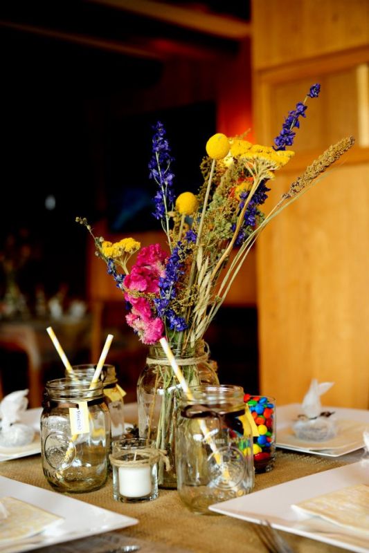 Rustic DIY Wedding 8.18.11 (Pics) :  wedding rustic diy nature mason jars burlap forest simple casual lodge adirondack upstate new york 296557 10100230026991018 15721763 46913844 1563603002 N