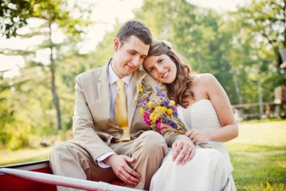 Rustic DIY Wedding 8.18.11 (Pics) :  wedding rustic diy nature mason jars burlap forest simple casual lodge adirondack upstate new york 300689 10100230052894108 15721763 46914107 718741166 N