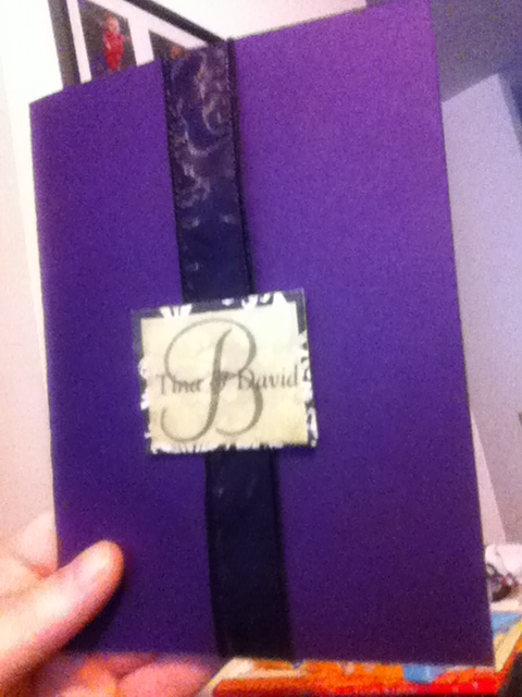 My DIY Invites!