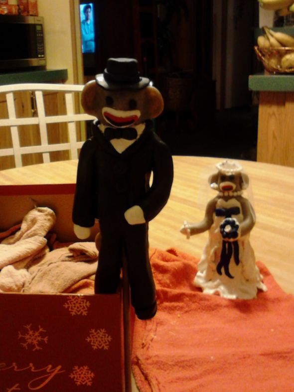 My Sock Monkey Topper