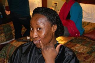 African American Makeup Artist in Philly :  wedding Wow Before 1 Mobile