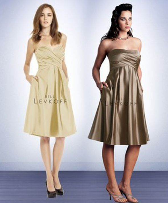 Bridesmaid Dress HELP! : wedding bridesmaid pockets champagne BmDresses2