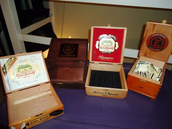 Peach Pomanders, Ivory Feather Wreaths and Wooden Cigar Boxes FOR SALE! :  wedding pomanders peach ivory cigar decor pink bouquet flowers reception DSC01115
