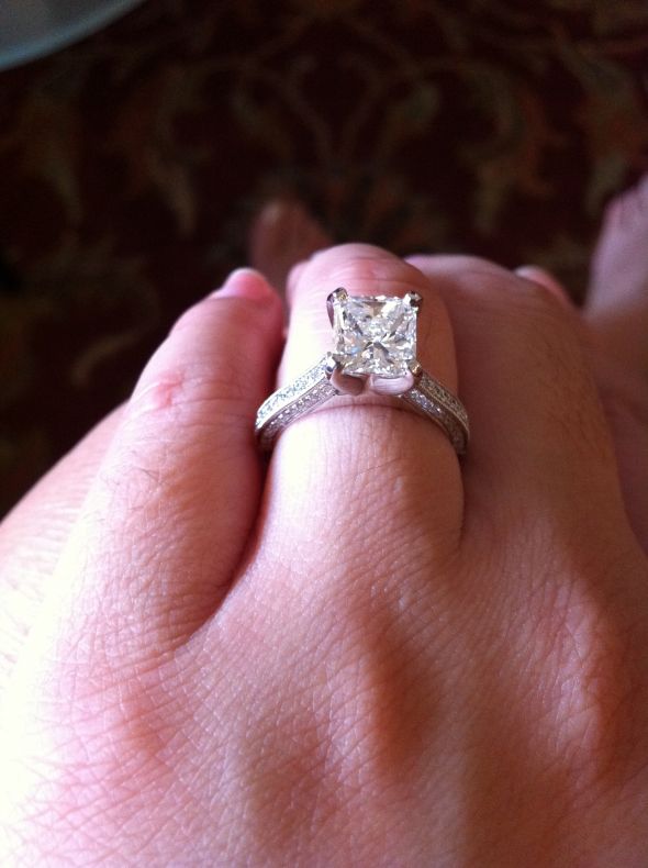 The ring that called your name! Show it off! (plus new ring porn!) :  wedding dream ring engagement ring unique ring proposal My Ring 2
