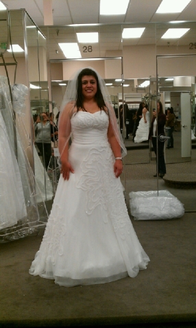 Show me your Strapless Wedding Dresses... :  wedding IMAG0300 1