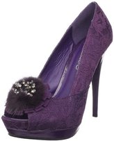 Purple Peep Toe Shoes :  wedding shoes purple peep toe bridal accessories accessories Amazoncom Pumps 2 Lips Too Womens Too Heiress Opentoe Pump
