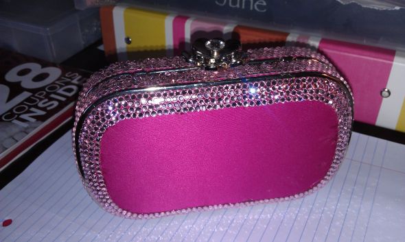 My DIY perfectly pink Swarovski Crystal Shoes :  wedding swarovski crystal shoes shoe bling pink sparkle IMAG0070