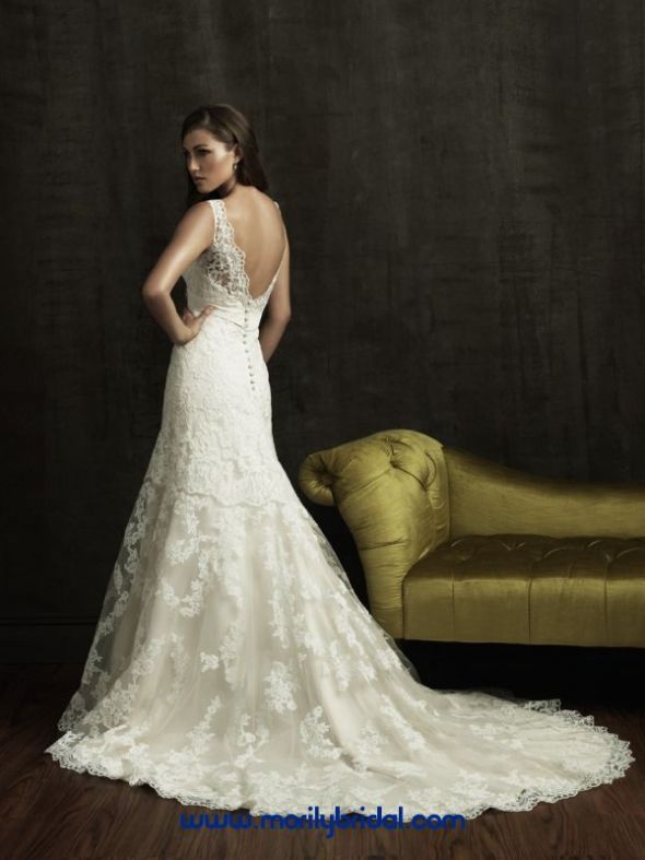 To veil or not to veil? :  wedding veil headpiece allure allure 8634 non traditional garden ceremony garden outdoor indiana 8634 Back Allure