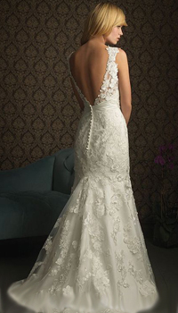 Oh Dear, Severe Dress Confusion!!! :  wedding allure 8634 allure 8751 allure 8634 1 8751 1 lace a line 1 fit and flare 8751 Back Allure