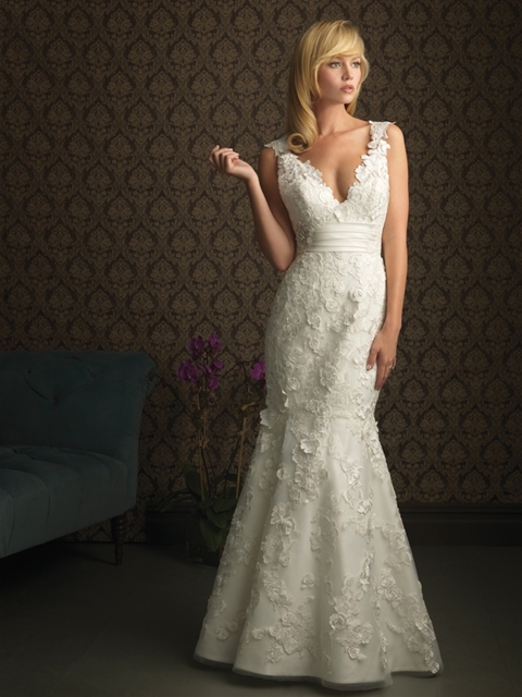 Oh Dear, Severe Dress Confusion!!! :  wedding allure 8634 allure 8751 allure 8634 1 8751 1 lace a line 1 fit and flare 8751 Front Allure