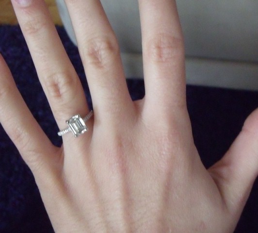 Spinoff: What shape is your center stone? :  wedding Ring4