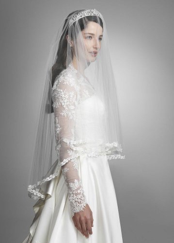 Hair & Makeup Trial (take 2)! Pics inside :  wedding hair trial down curls veil Veil 3