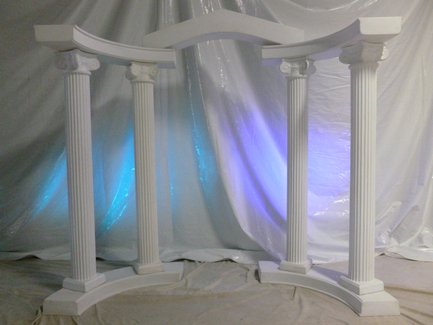 Here 39s a picture of the arch greek arch How to decorate wedding LDAF