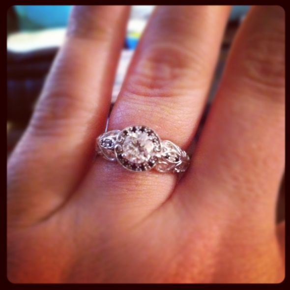 The ring that called your name! Show it off! (plus new ring porn!) :  wedding dream ring engagement ring unique ring proposal .JPG