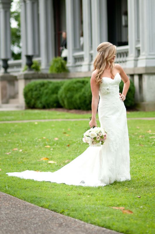 Maggie Sottero Harlow Size 8 (street size 6) :  wedding harlow maggie sottero dress white ivory ceremony Weddingdress
