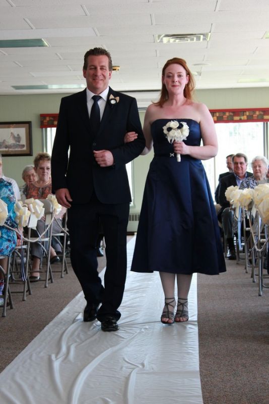 Navy dress for an afternoon nautical
