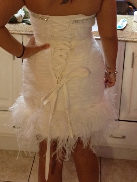 My Story of Custom Made Dress from China :  wedding ebay custom replica china hong kong dress made anyone Backside