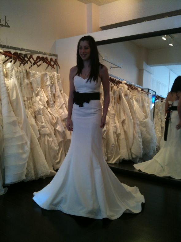 Does my sash Swallow me up? :  wedding Photo 2