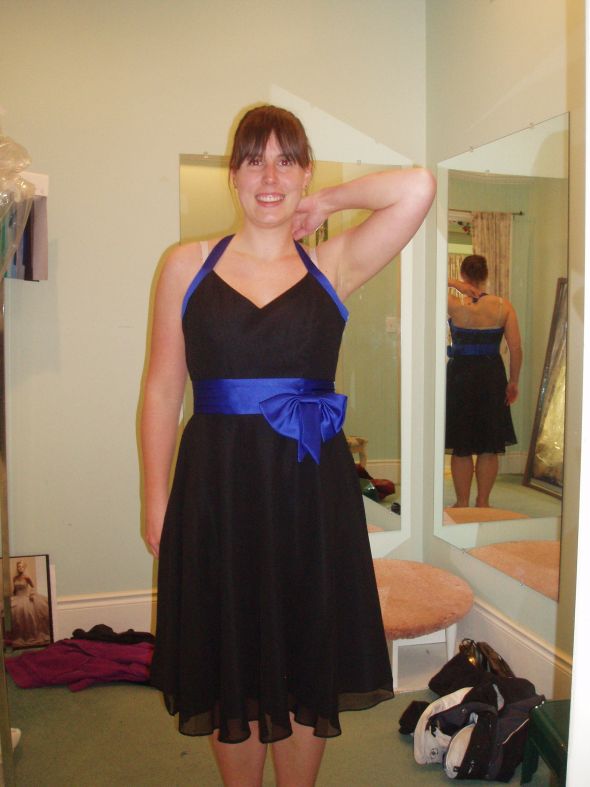 Chose a bridesmaid's dress!  Alfred Angelo 7063 in lavender :  wedding bridesmaid dress alfred angelo 7063 1 lavender P1010001