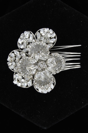 New Maria elena headpiece crystal champagne comb Cox Bridal Hairpiece by Maria Elena Headpieces | The Bridal  main image 4