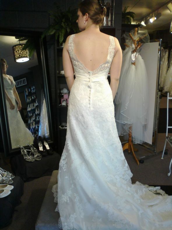 Which dress looks better? Pics included. :  wedding wedding help dresses dress which one pictures pics Laceback