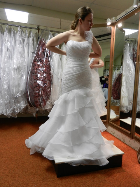 I bought my dress. It is so not what I thought I would want. :  wedding mori lee 1606 mori lee bridal gown white dress wedding dress Wedding Dress