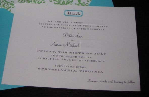 I'd like to get your opinion on my DIY invites :  wedding diy invitation invite Invite Closeup