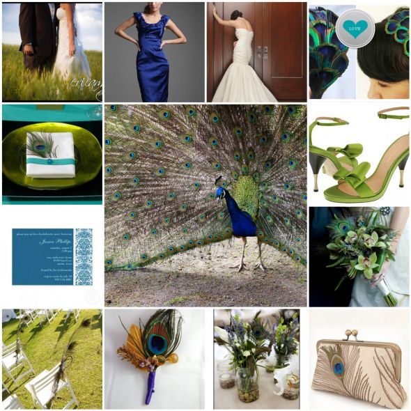 wedding purple green Peacock Inspiration Board1 5 months ago