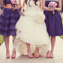 Where to find this Bridesmaid Dress??? Help! :  wedding bridesmaid dress bridesmaids dresses purple pink wedding wedding party spring summer august Copy Of Color Bridesmaids Dress With Sash N Shoes Purple N Pink
