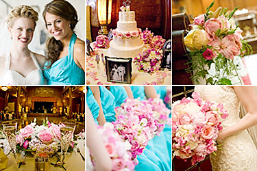 2012 brides--- what are your wedding colors???? :  wedding 2012 wedding wedding colors 2012 colors Aqua 40s Pink Ivory
