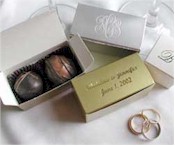 Thoughts on favors, need help! :  wedding favors chocolate decor Chocolate Wedding Truffle Med