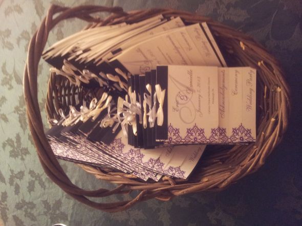 Programs are all assembled! =)
