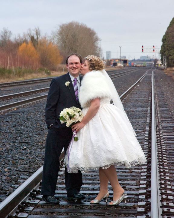 Sneak peek! Just married yesterday :) :  wedding sneak peek winter wedding Wedding