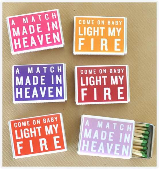 matchboxes for our cigar bar, the cutest!
