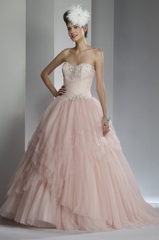 Pink and Ivory Wedding with what other colors? :  wedding gray pink ivory gold Weddingdress Lizfields