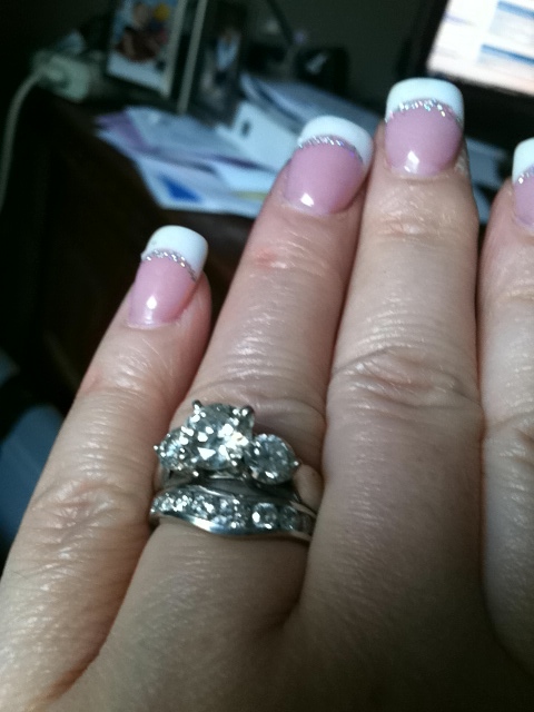 channel set diamond or prong set diamond band....... :  wedding channel prong diamonds Ring 016