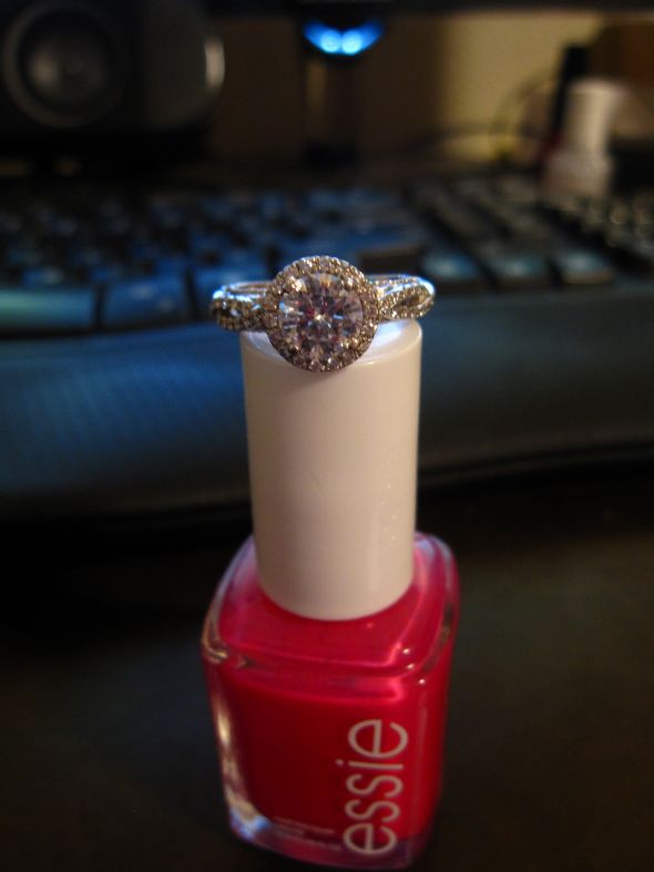 Spinoff: What shape is your center stone? :  wedding IMG 1366