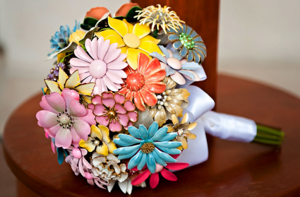  blush BM what color flowers wedding Brooch Bouquets For 2012 Brides