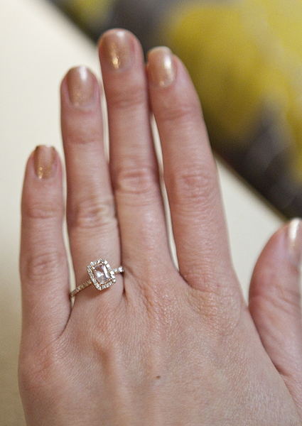 Show me some rose gold halos! : wedding rose gold halo IMG 8114