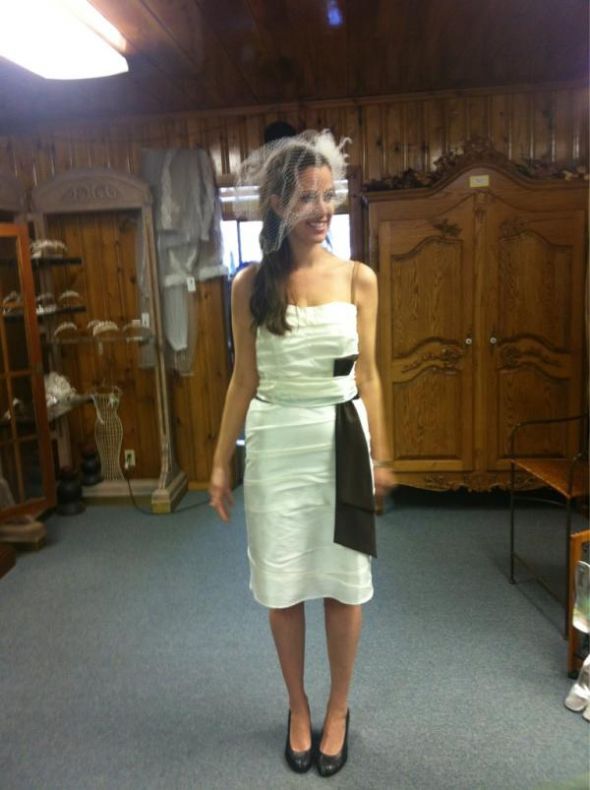 Underwhelming Dress Shopping Experience wedding dress elopement short 